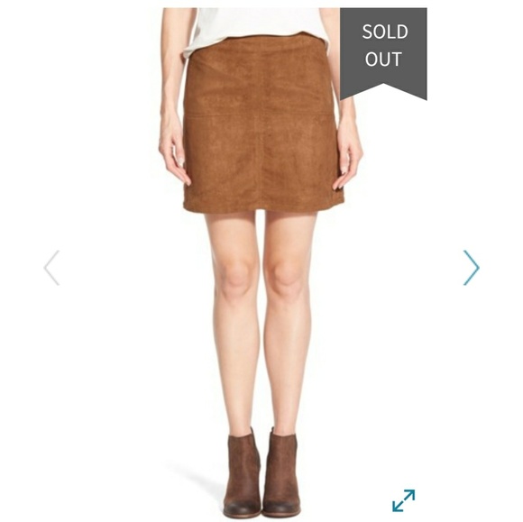 Sanctuary Dresses & Skirts - Sanctuary Faux Suede Mini Skirt